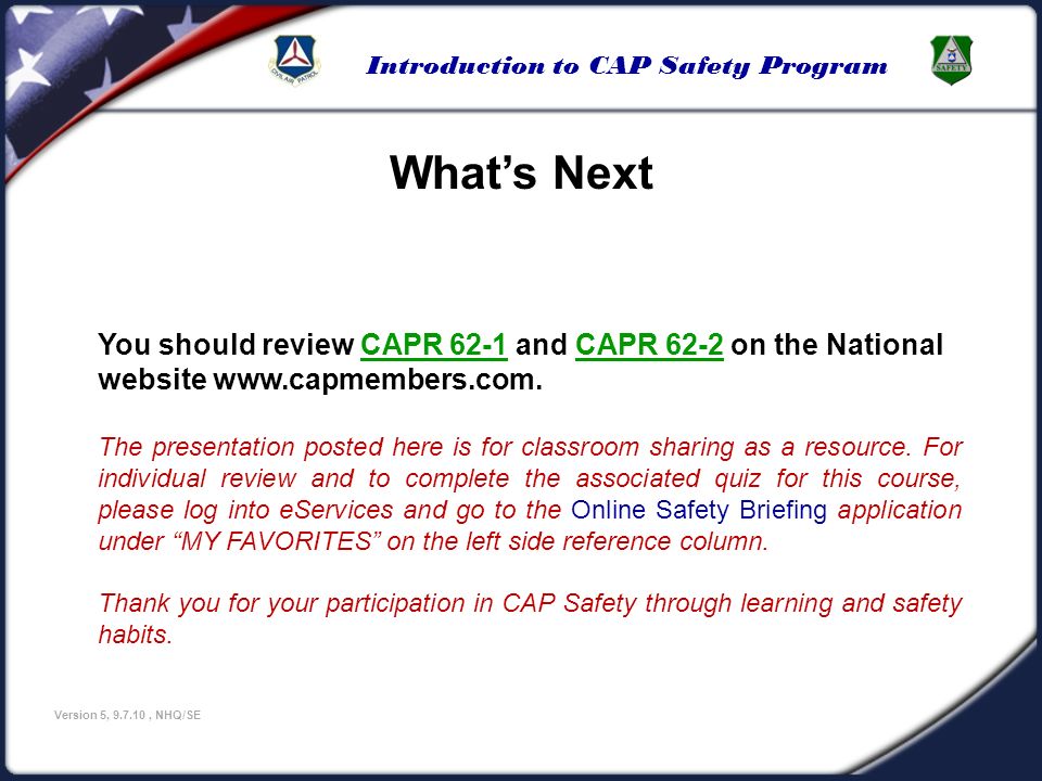Cap national website discount